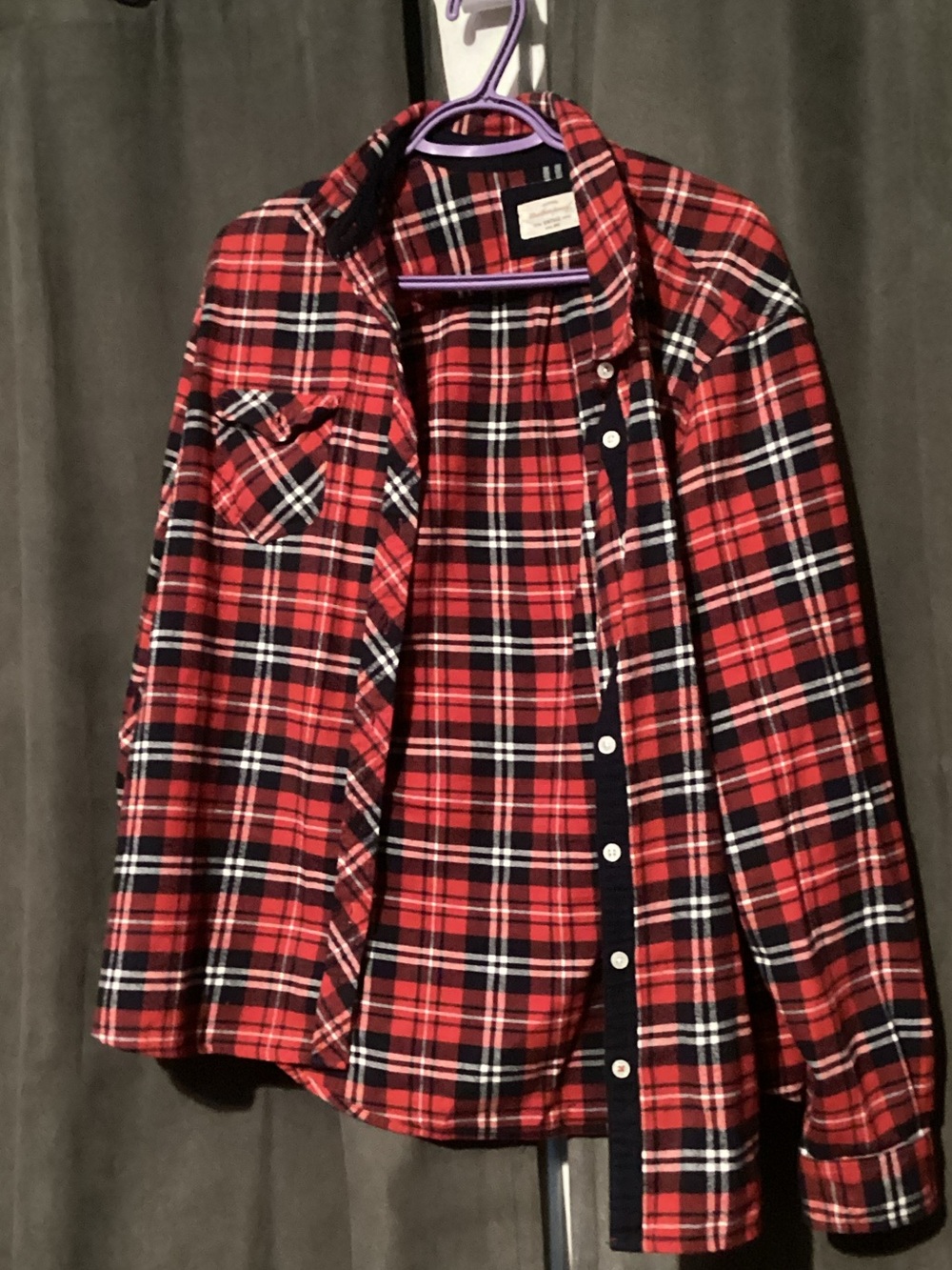 Weatherproof ladies plaid flannel button down shirt size xxl